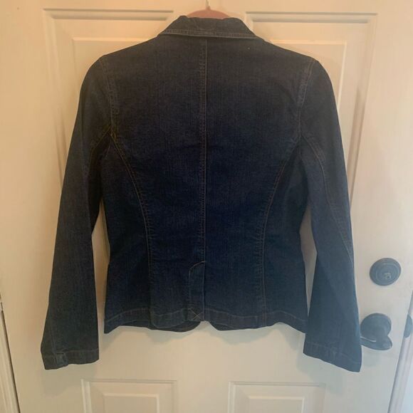 Cyrillus Denim Jacket Equivalent size 6 - Picture 4 of 4